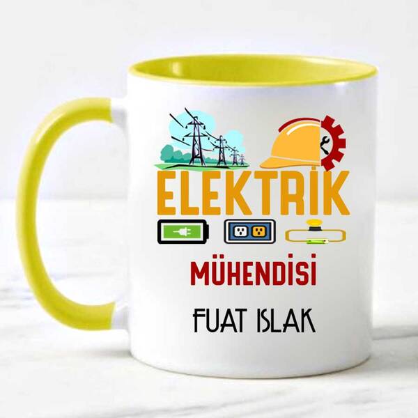 Elektrik Mühendisine Hediye Kupa Bardak