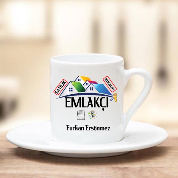 Emlakçı Türk Kahve Fincanı