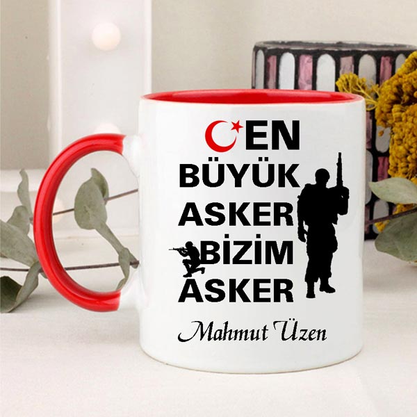 En Büyük Asker Bizim Asker Kupa Bardak