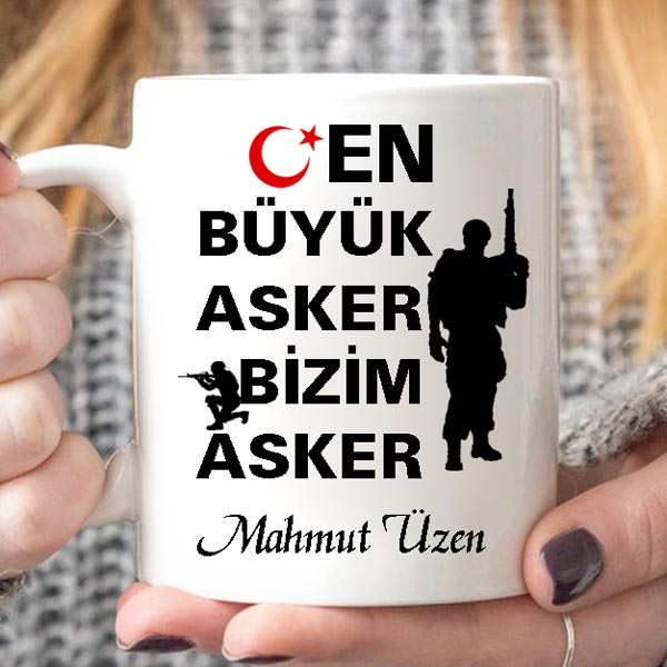 En Büyük Asker Bizim Asker Kupa Bardak