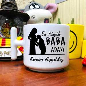 - En Yakışıklı Baba Adayı Latte Fincanı  - En Yakışıklı Baba Adayı Latte Fincanı