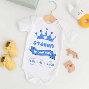  - Erkek Bebek Doğum Özellikli Zıbın