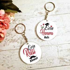  - Evin Reisi Evin Hanımı Çift Anahtarlık