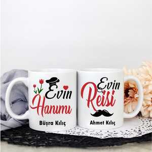 - Evin Reisi & Evin Hanımı Kupa Bardak  - Evin Reisi & Evin Hanımı Kupa Bardak