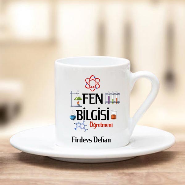Fen Bilgisi Öğretmeni Türk Kahve Fincanı