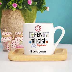 Fen Bilgisi Öğretmeni Türk Kahve Fincanı - Thumbnail
