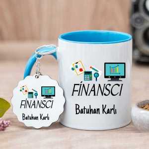 Finanscıya Hediye Kupa Bardak ve Anahtarlık - Thumbnail