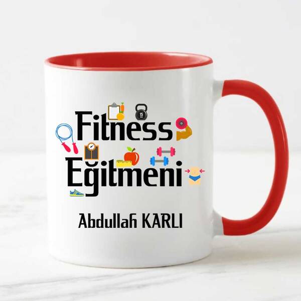 Fitness Eğitmenine Hediye Kupa Bardak