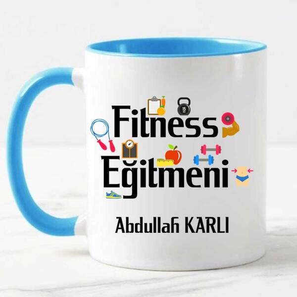 Fitness Eğitmenine Hediye Kupa Bardak