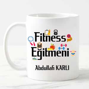 Fitness Eğitmenine Hediye Kupa Bardak - Thumbnail