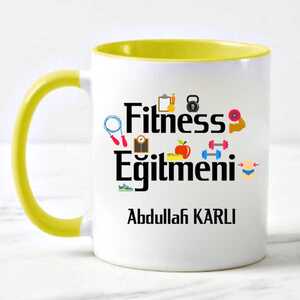 Fitness Eğitmenine Hediye Kupa Bardak - Thumbnail