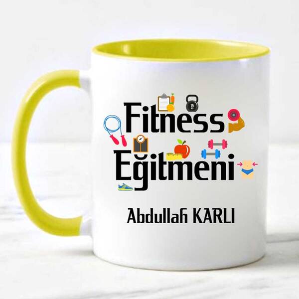 Fitness Eğitmenine Hediye Kupa Bardak