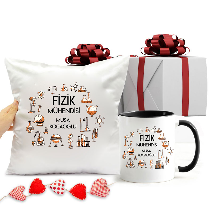Fizik Mühendisi Kupa Bardak Ve Yastık
