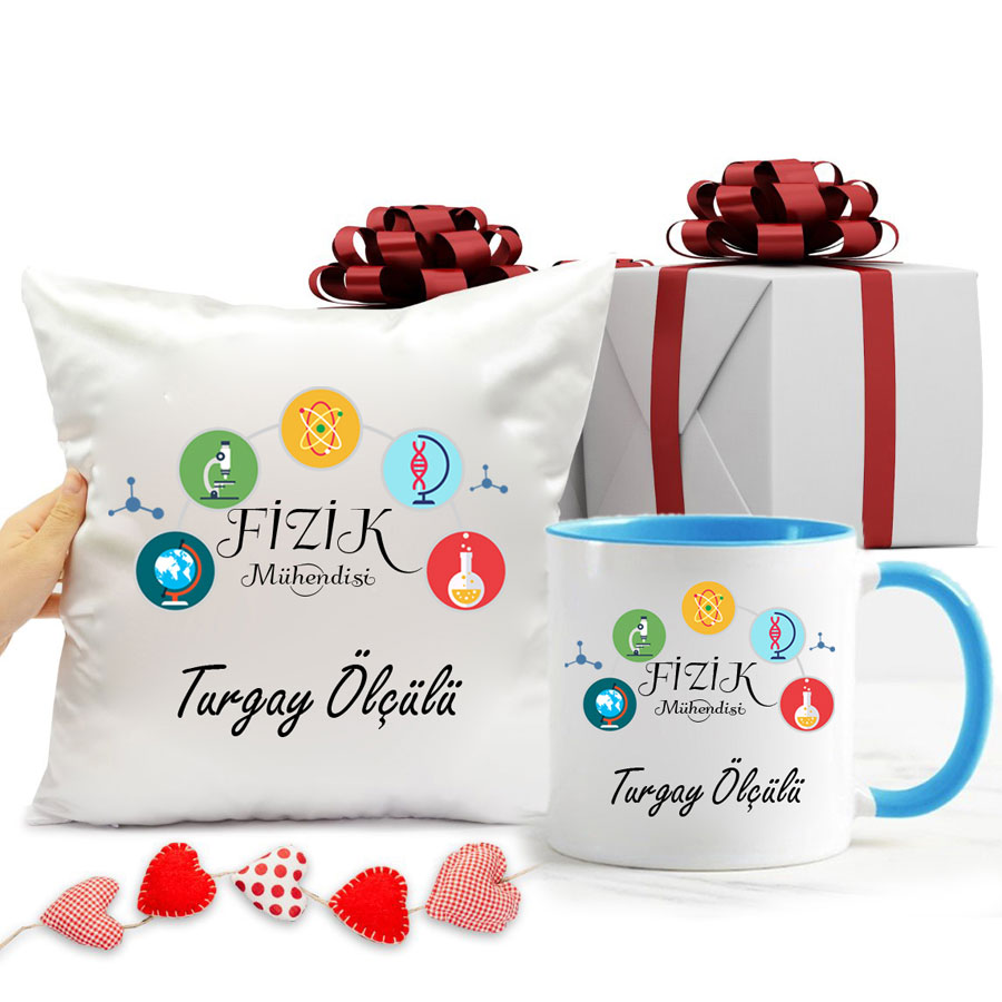 Fizik Mühendisine Hediye Kupa Bardak Ve Yastık