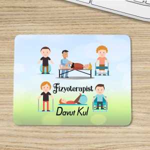 Fizyoterapiste Hediye İsimli Mouse Pad - Thumbnail