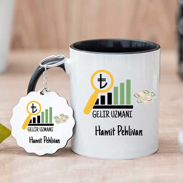 Gelir Uzmanına Hediye Kupa Bardak Ve Anahtarlık