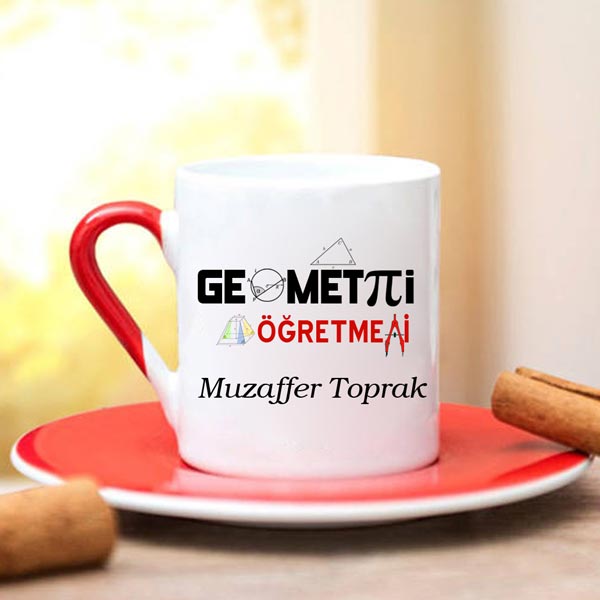Geometri Öğretmeni Türk Kahve Fincanı