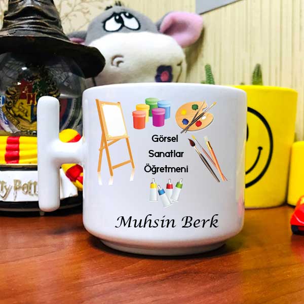 Görsel Sanatlar Öğretmeni Latte Fincanı