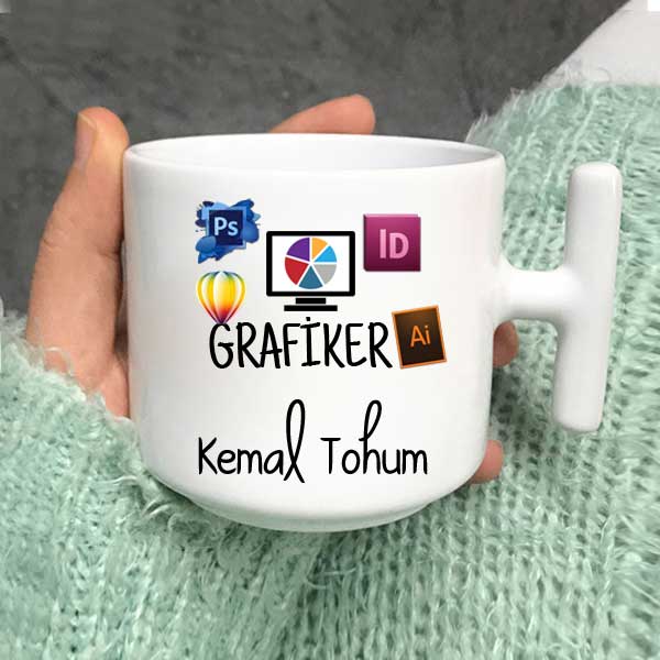 Grafiker Latte Fincanı