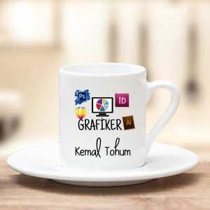 Grafiker Türk Kahve Fincanı - Thumbnail