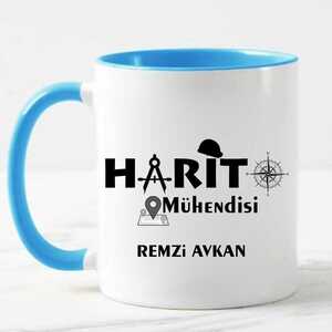 Harita Mühendisine Hediye Kupa Bardak - Thumbnail