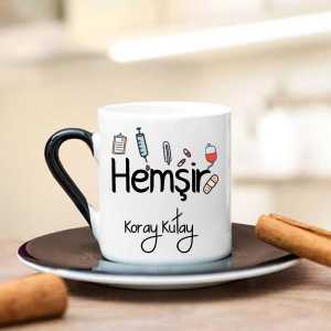 Hemşir Türk Kahve Fincanı - Thumbnail
