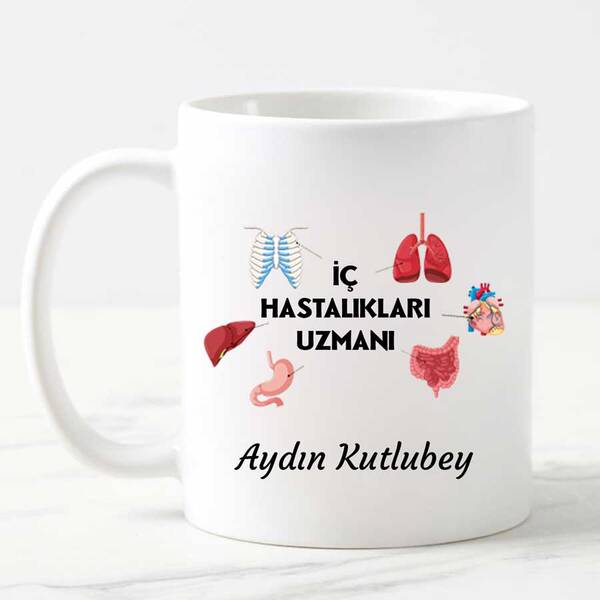 İç Hastalıkları Uzmanı Kupa Bardağı