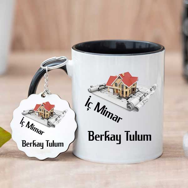 İç Mimara Hediye Kupa Bardak Ve Anahtarlık