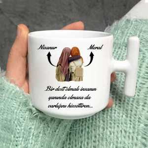  - İki Arkadaş Latte Fincanı