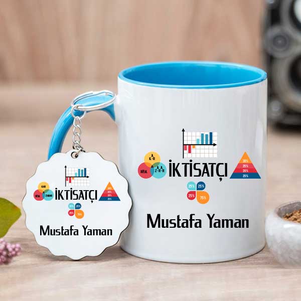 İktisatçıya Hediye Kupa Bardak Ve Anahtarlık