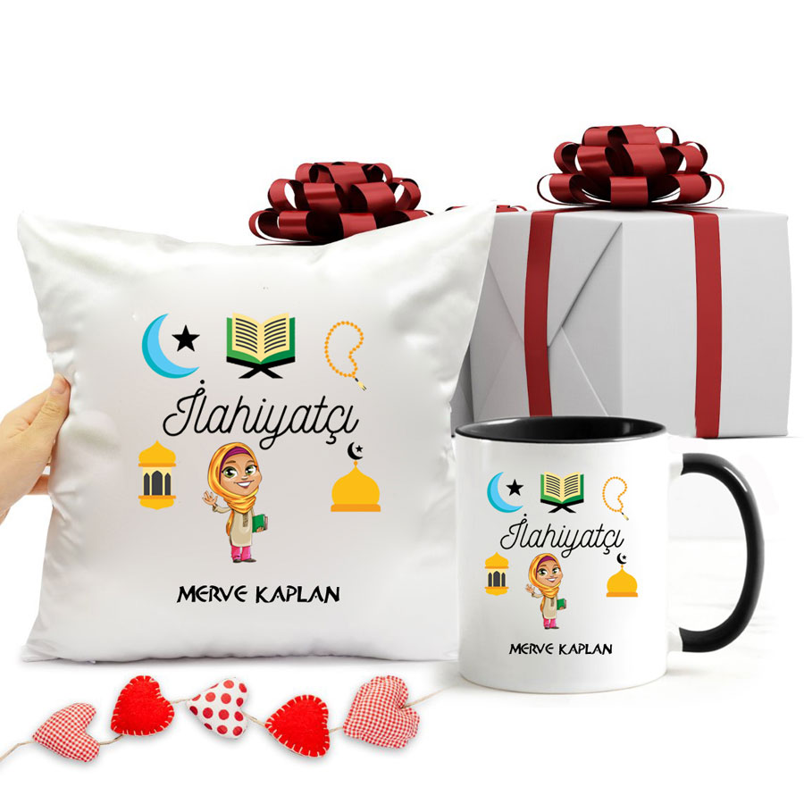 İlahiyatçı İsimli Kupa Bardak Ve Yastık