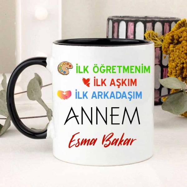 İlk Öğretmenim,Aşkım,Arkadaşım Kupa Bardak