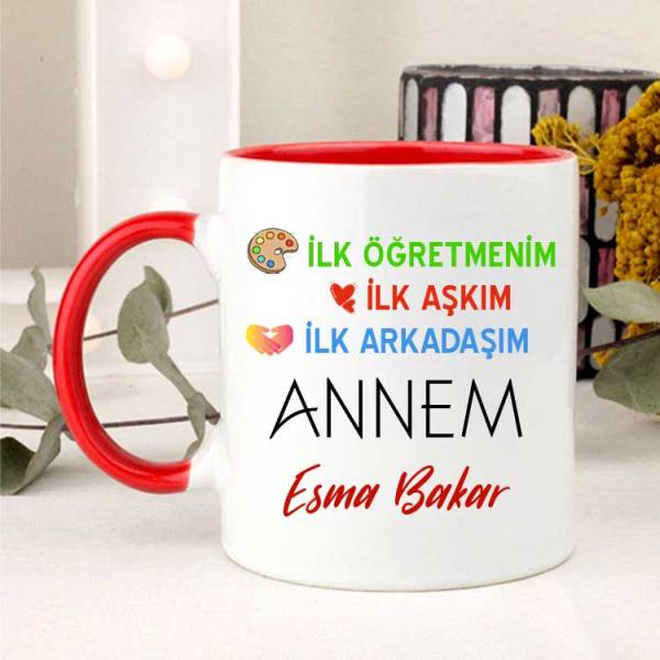 İlk Öğretmenim,Aşkım,Arkadaşım Kupa Bardak