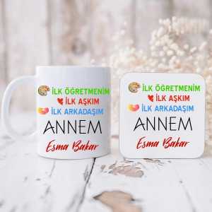  - İlk Öğretmenim,Aşkım,Arkadaşım Kupa Bardak ve Altlık