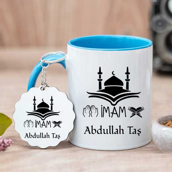 İmama Hediye Kupa Bardak Ve Anahtarlık
