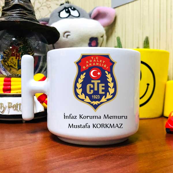 İnfaz Koruma Memuru Latte Fincanı