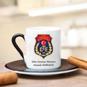 İnfaz Koruma Memuru Türk Kahve Fincanı - Thumbnail