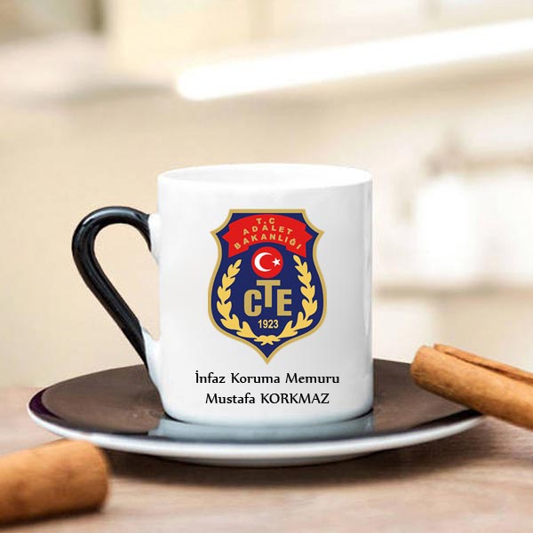 İnfaz Koruma Memuru Türk Kahve Fincanı