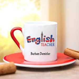 İngilizce Öğretmeni Türk Kahvesi Fincanı - Thumbnail