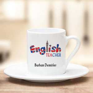 İngilizce Öğretmeni Türk Kahvesi Fincanı - Thumbnail