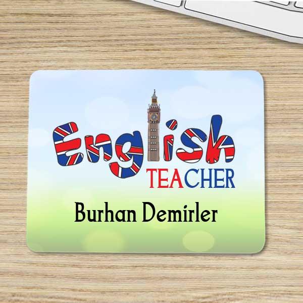 İngilizce Öğretmenine Hediye İsimli Mouse Pad