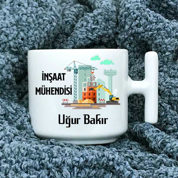 İnşaat Mühendisi Latte Fincanı