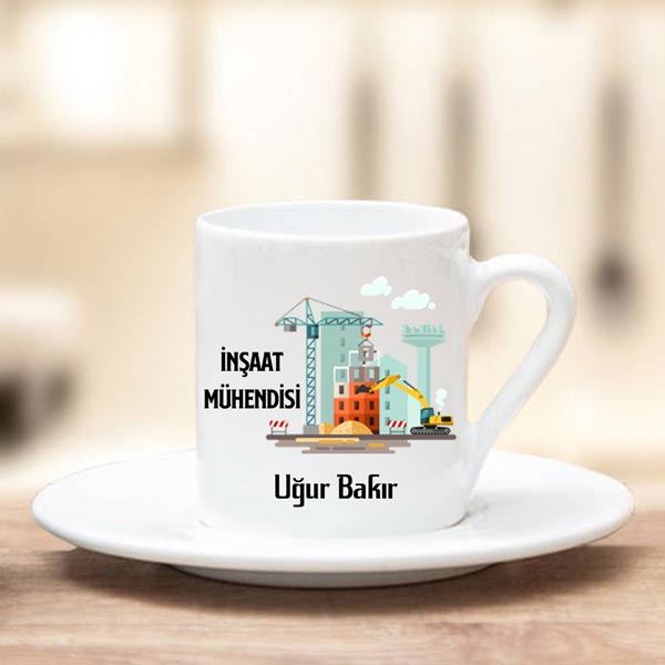 İnşaat Mühendisi Türk Kahve Fincanı
