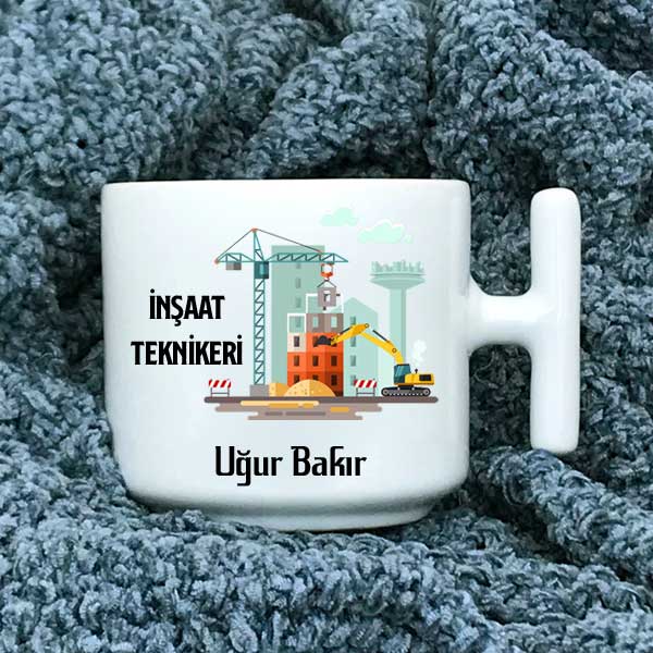 İnşaat Teknikeri Latte Fincanı