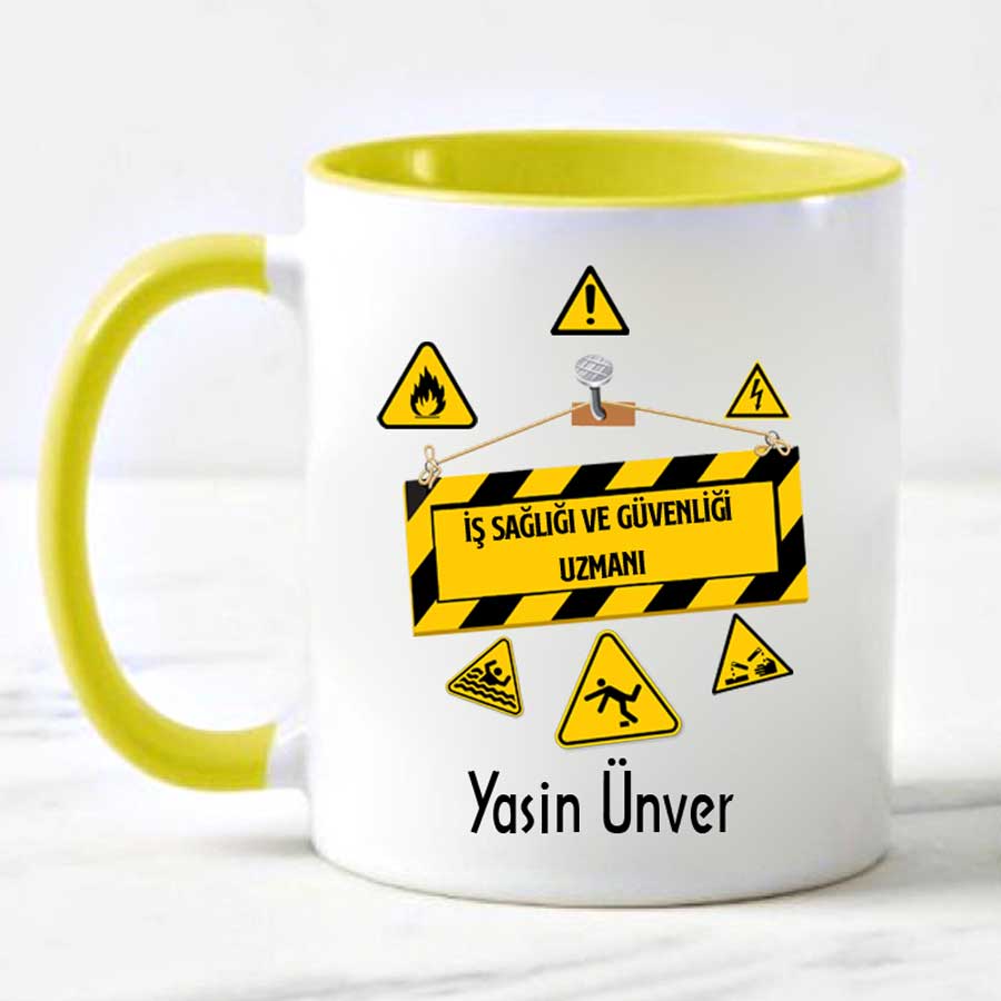 İş Sağlığı Ve Güvenliği Uzmanına Hediye Kupa Bardak
