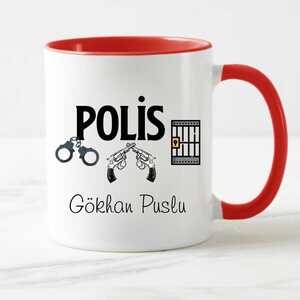 İsimli Polis Kupa Bardağı - Thumbnail