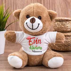  - İsme Özel Evin Hanımı Peluş Ayıcık