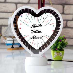  - İsme Özel Mutlu Yıllar Kalpli Sihirli Ayna