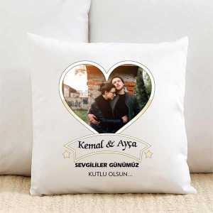 - İsme Özel ve Fotoğraflı Sevgililer Günümüz Kutlu Olsun Yastık  - İsme Özel ve Fotoğraflı Sevgililer Günümüz Kutlu Olsun Yastık
