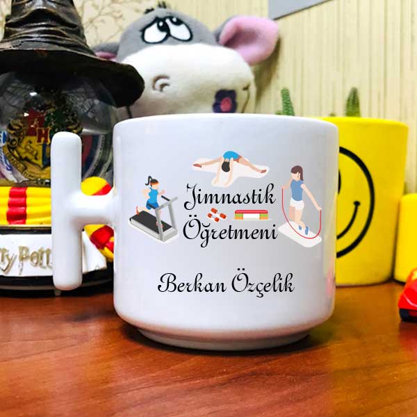 Jimnastik Öğretmeni Latte Fincanı